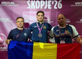 O nouă performanță pentru România! Darius Sas urcă pe podium la CE de Lupte U20