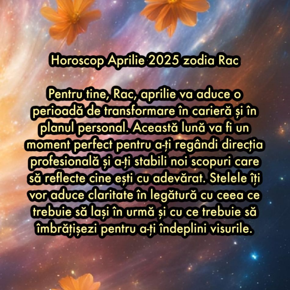 Horoscopul sincer pentru aprilie 2025. Schimbări cosmice divine. Momentul în care stelele ne vor arăta calea