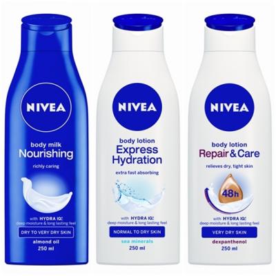 Tinuta care iti da incredere in fiecare zi incepe cu noua Lotiune Crema Delicata NIVEA