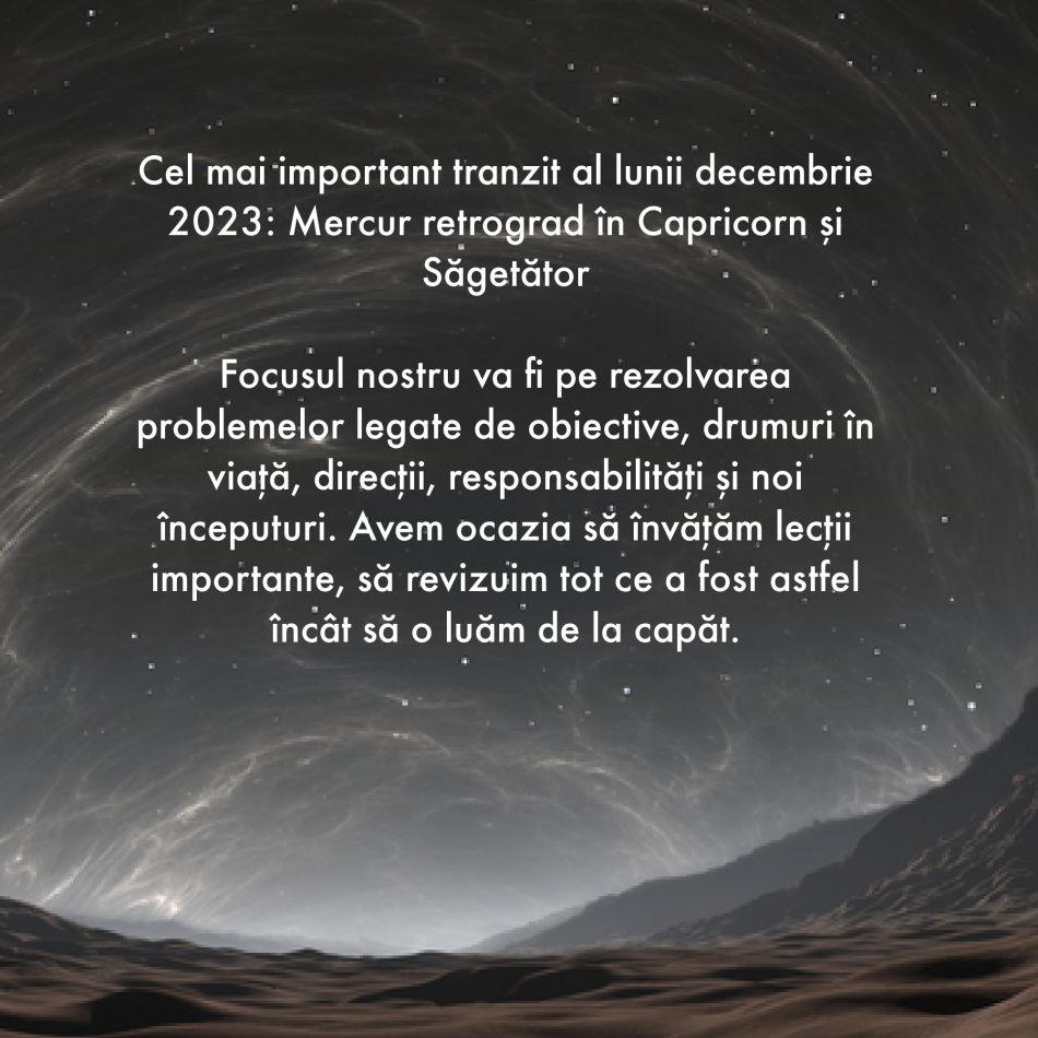 Tranzitele importante în Cosmos în a doua jumătate a anului 2023. Lăsăm să plece tot ce nu mai este al nostru 