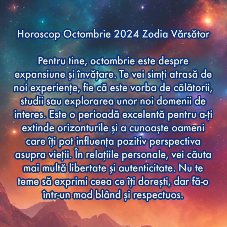 Horoscop octombrie 2024. Toată durerea noastră se transformă în bucurie. Ne naștem a doua oară!