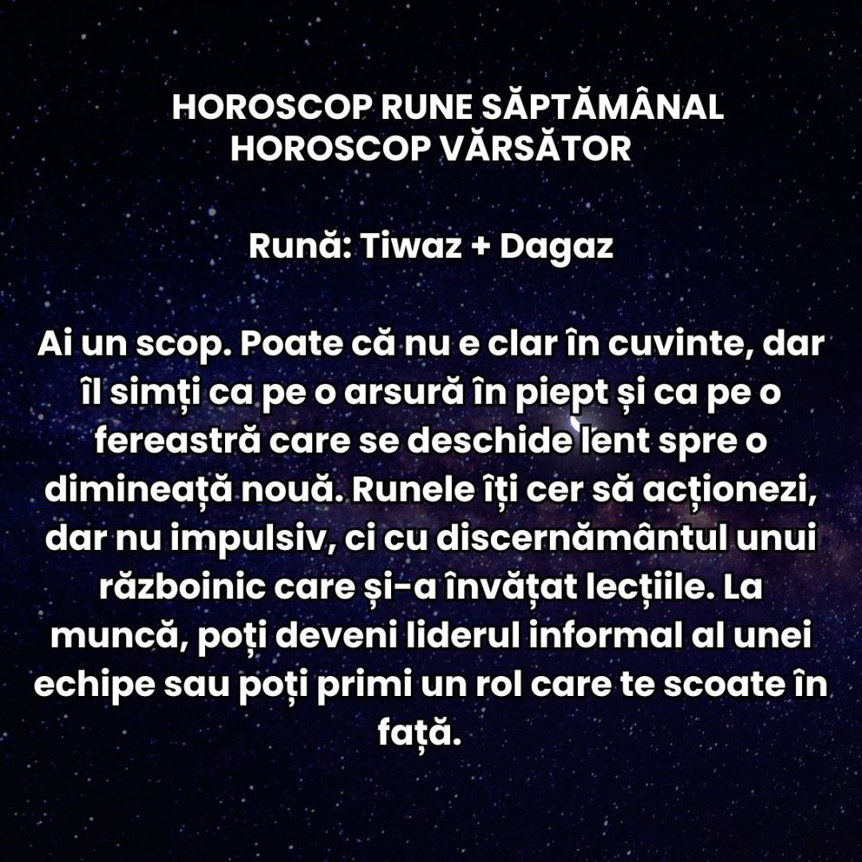 Horoscop Rune săptămâna 25-31 august 2025: Scena vieții amoroase se aprinde la final de vară! Ne simțim inspirați și admirați