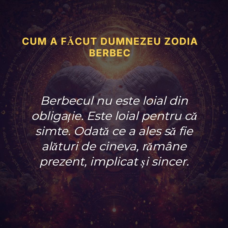 Cum a făcut Dumnezeu zodia Berbec: Le-a pus în suflet curaj din plin, dar și o inimă capabilă de sacrificii imense