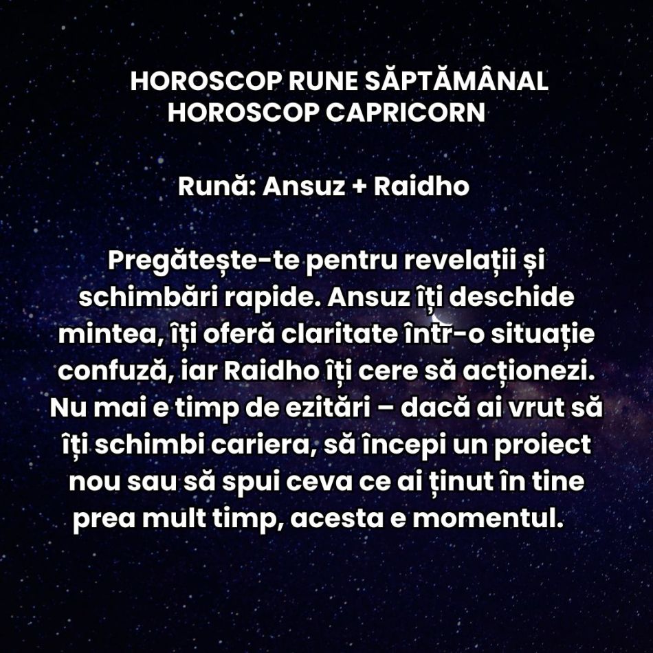 Horoscop Rune săptămâna 24-30 martie 2025: Vârtejul cosmic continuă și crește miza, alimentat de Eclipsa în Berbec și Retrograde