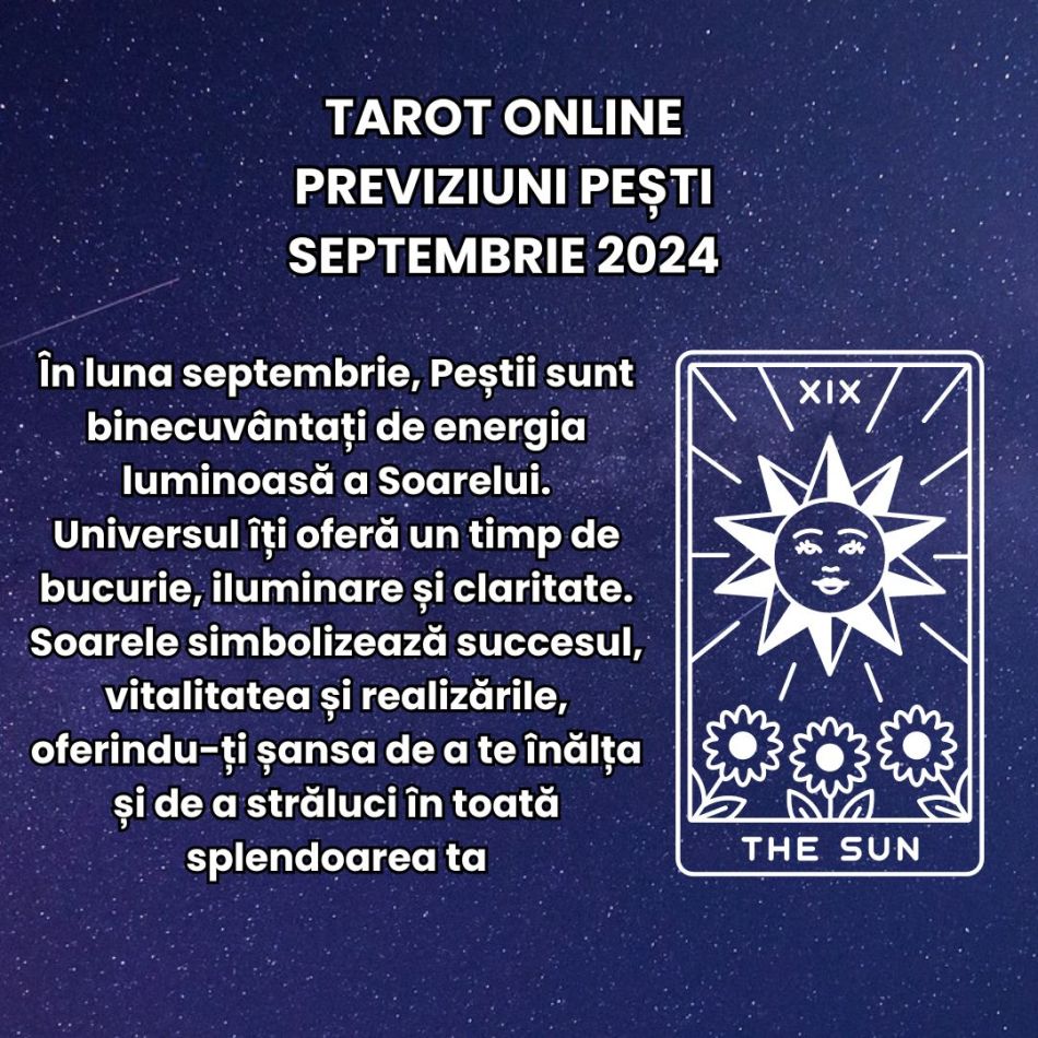 Tarot online: Previziunile Universului în luna septembrie pentru zodia ta