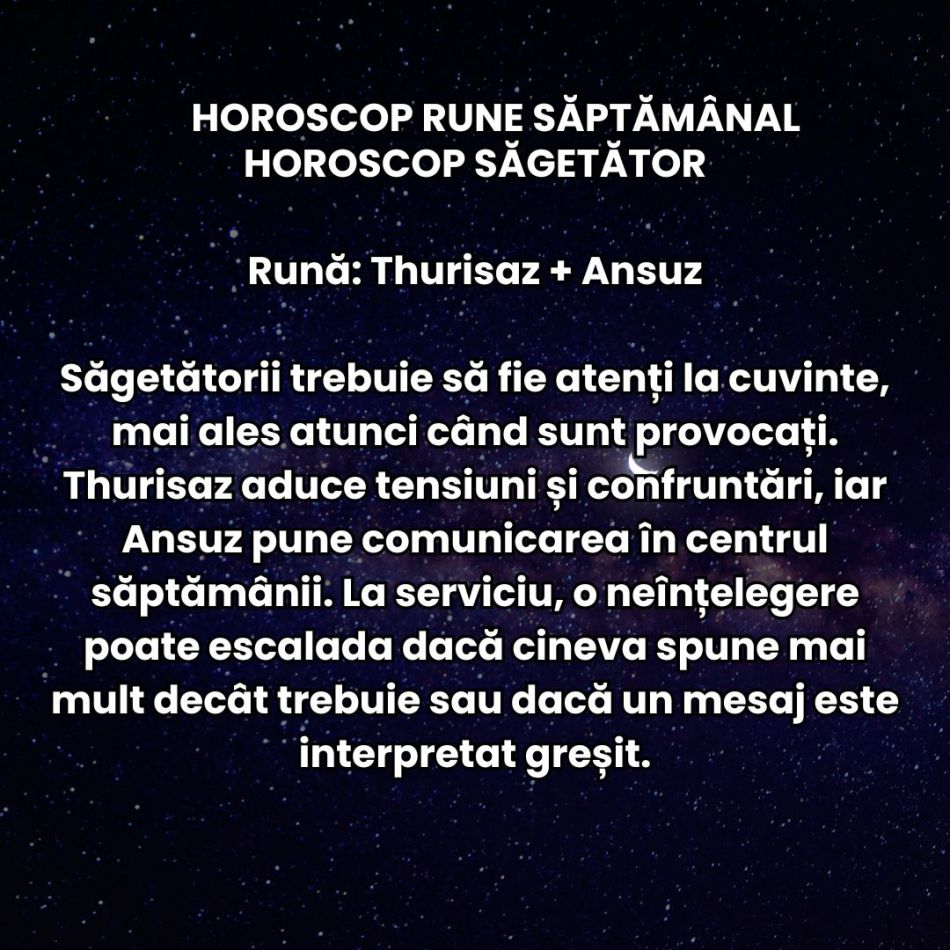 Horoscop Rune săptămâna 19-25 octombrie 2026: Trecutul bate la ușă insistent! Zodiile se pot confrunta cu cele mai mari temeri