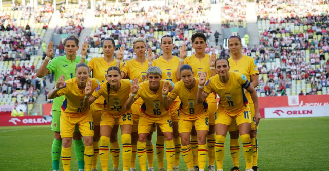 Naționala feminină de fotbal a României, solidară cu victimele violenței împotriva femeilor în România