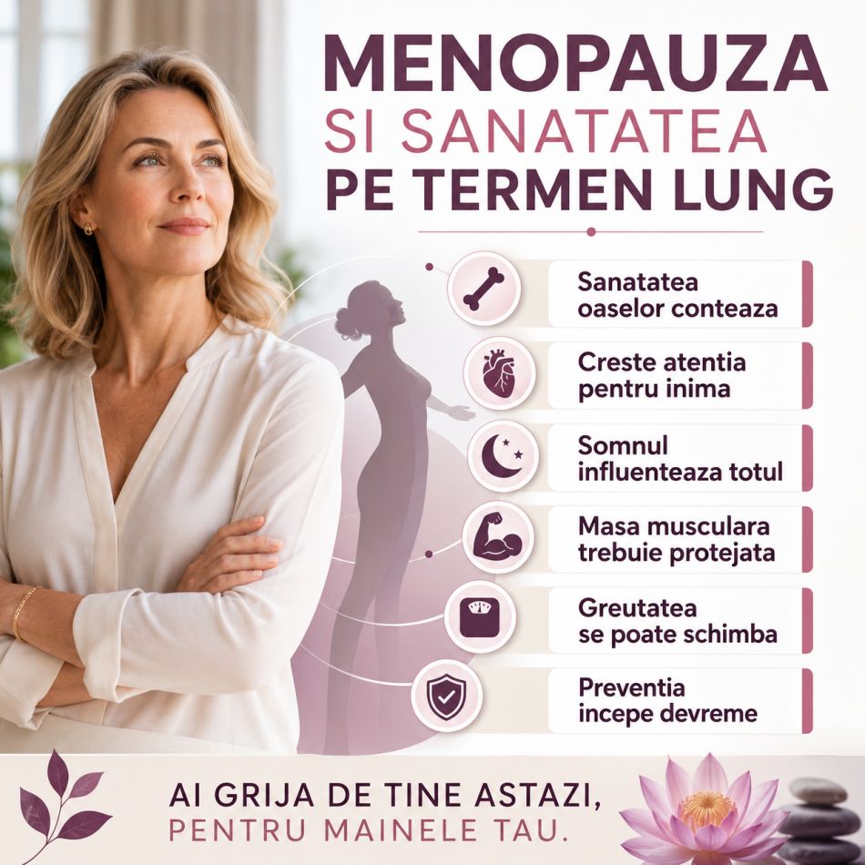Simptomele menopauzei și cum se pot ameliora: ce este normal, ce trebuie tratat și de ce prevenția poate începe cu ani înainte