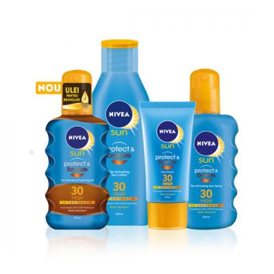 Hot temptation: bronz irezistibil cu gama NIVEA Sun Protect & Bronze!