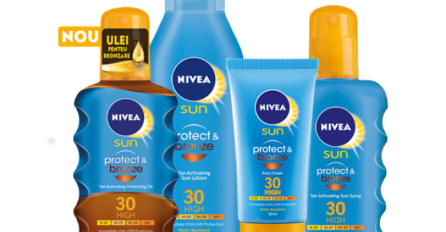 Hot temptation: bronz irezistibil cu gama NIVEA Sun Protect & Bronze!