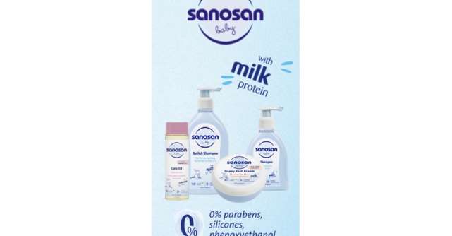 Sanosan – mai multă grijă pentru pielea bebelușului tău