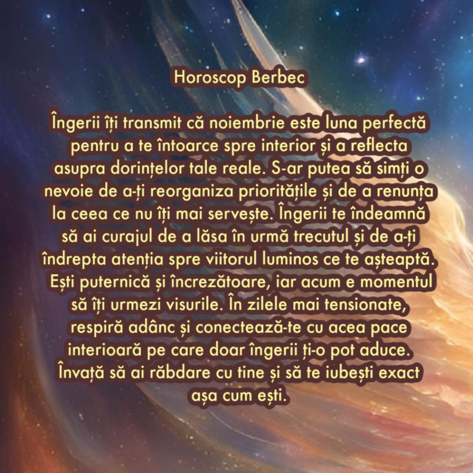 Mesajul îngerilor pentru noiembrie 2024 pentru fiecare zodie în parte