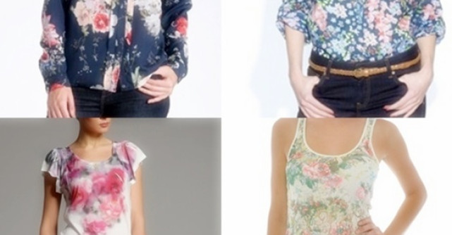 Hainele primaverii - motive florale