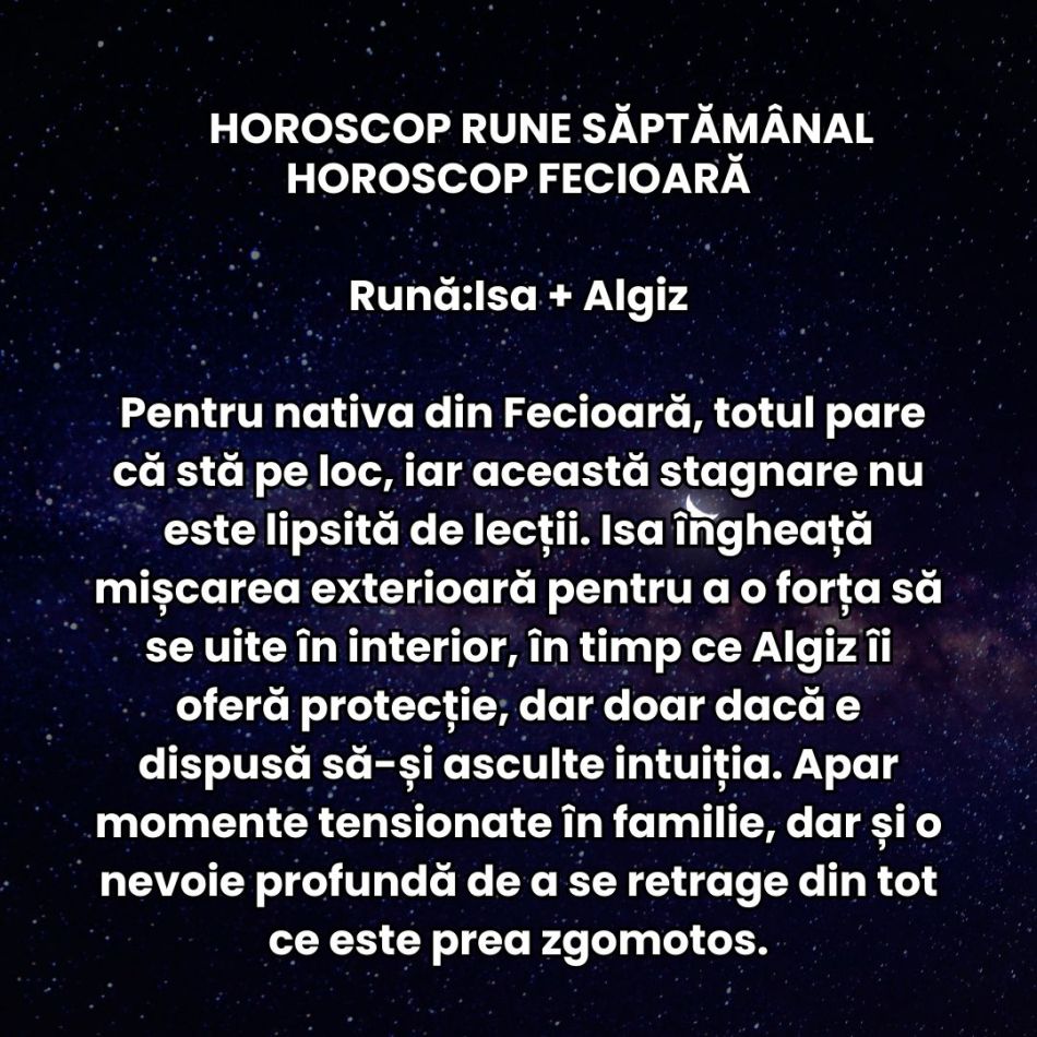 Horoscop Rune săptămâna 19-25 mai 2025: Suntem îndemnați să nu uităm de vise, să vedem semnele și să ne urmăm intuiția