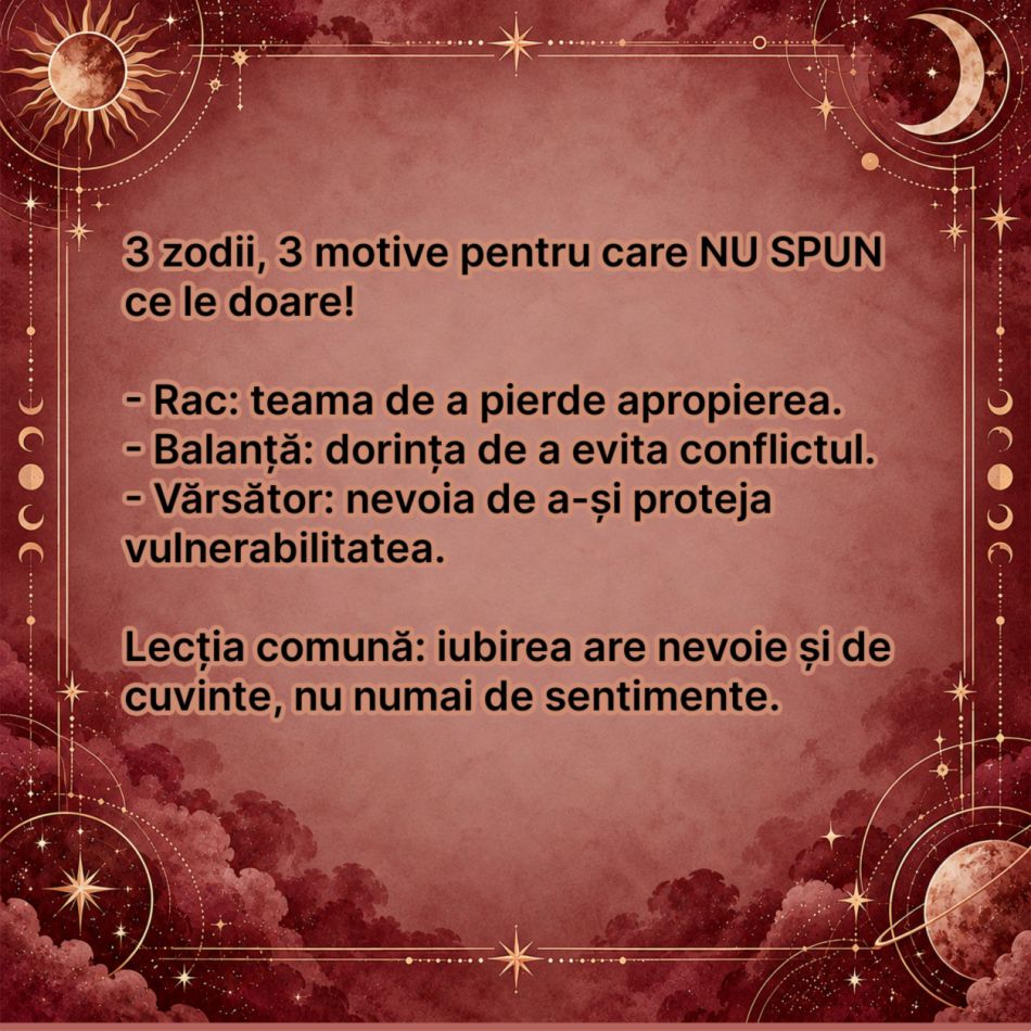 TAC până când IUBIREA începe să MOARĂ! 3 zodii își înghit durerea, dar într-o zi inima lor va răbufni