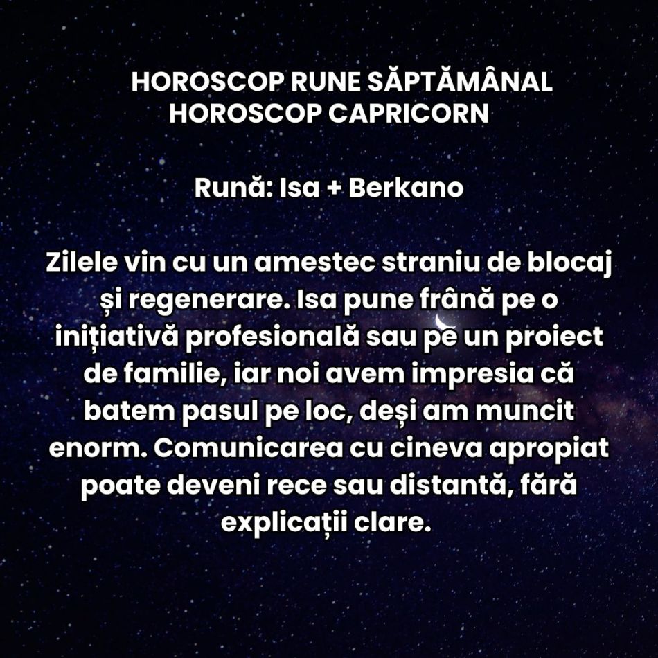 Horoscop Rune săptămâna 2-8 februarie 2026: Trăim mai intens și haotic, primim vești dramatice, iubim cu patimă. Totul în 7 zile