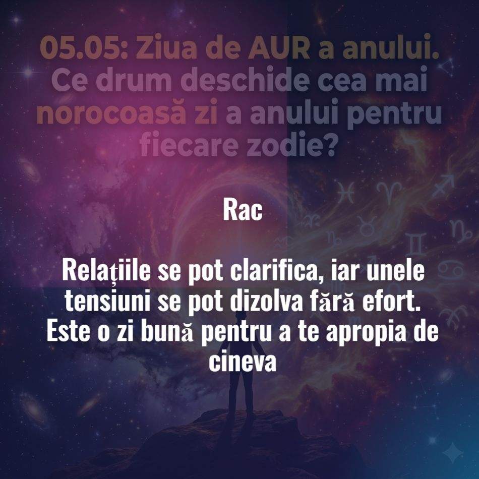 05.05: Ziua de AUR a anului. Ce drum deschide cea mai norocoasă zi a anului pentru fiecare zodie?