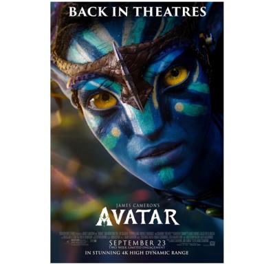 Filmul AVATAR  regizat de James Cameron se reîntoarce în cinematografe în data de 23 septembrie 