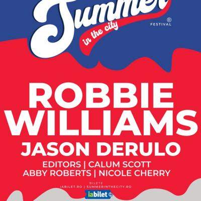 Robbie Williams, un concert de neratat la Summer in the City, 18-19 august, Piata Constitutiei!   