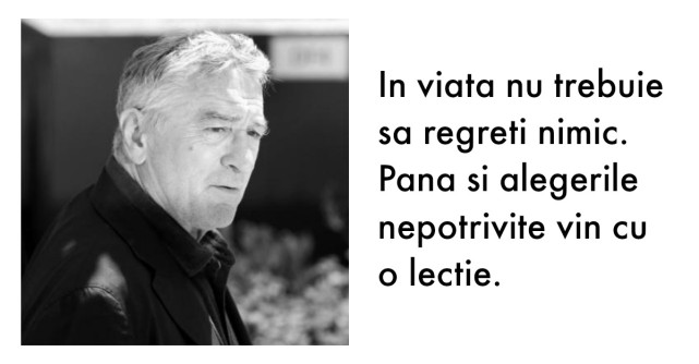 Cele mai frumoase citate ale lui Robert de Niro