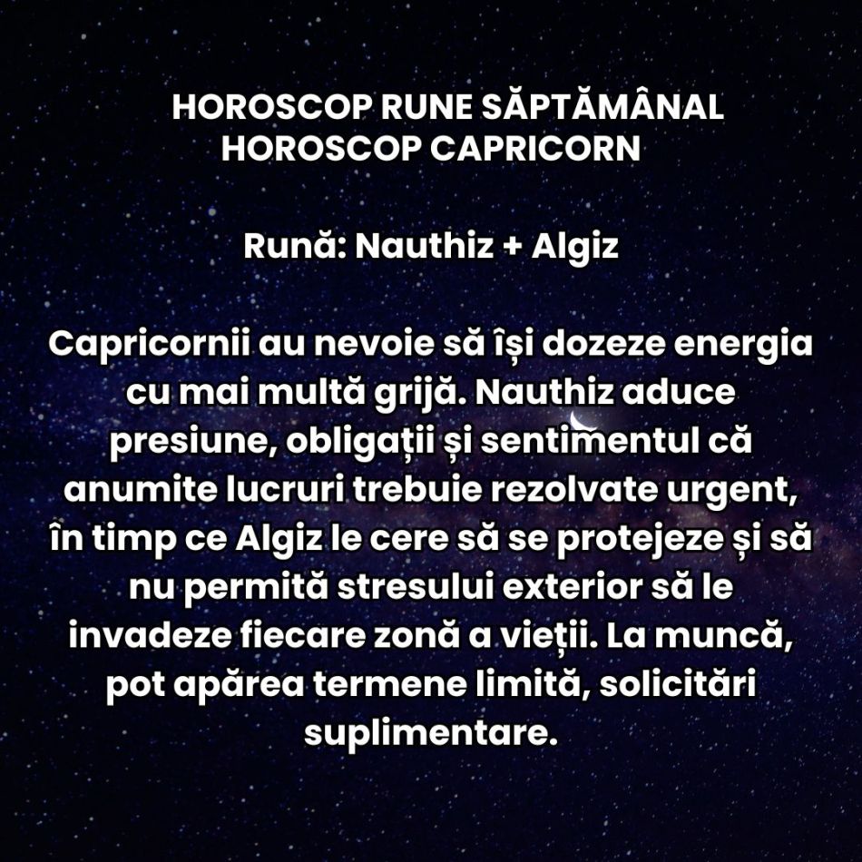 Horoscop Rune săptămâna 28 septembrie-4 octombrie: Toamna începe să fie plină de provocări și limitări. Răbdarea este necesară