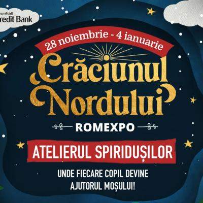 Magia Crăciunului prinde viață la ROMEXPO. Traseul Spiridușilor devine inima Crăciunului Nordului