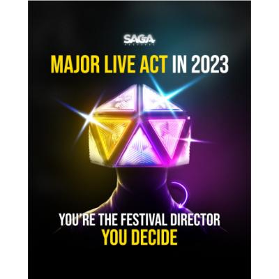 SAGA aduce unele dintre cele mai mari live act-uri internaționale pe scena festivalului în 2023