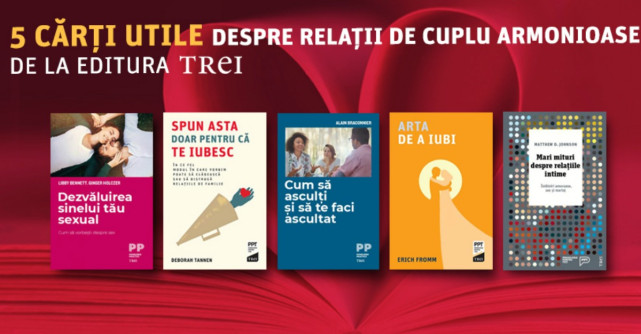5 cărți utile despre relații de cuplu armonioase