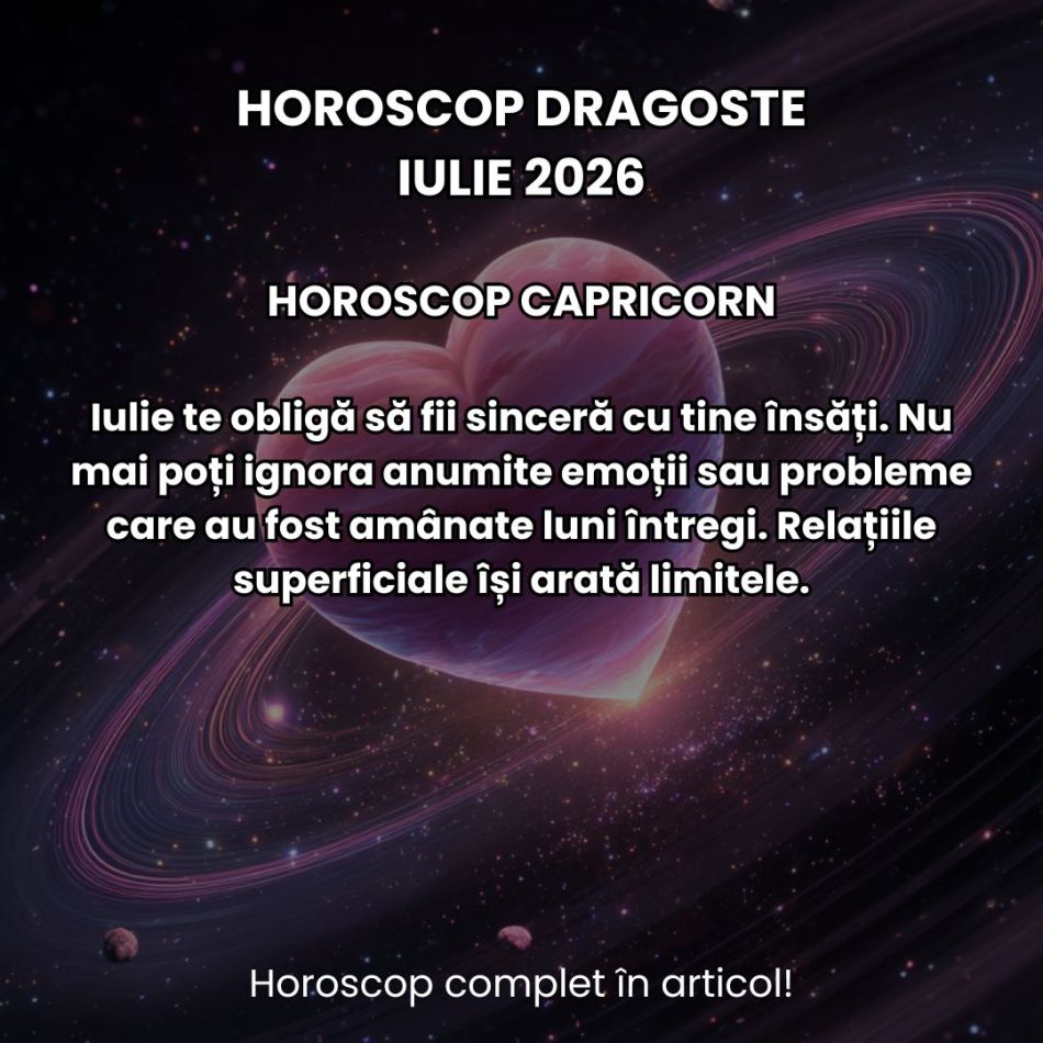 Horoscop dragoste iulie 2026: Revelații, confruntări și pasiune mistuitoare! 