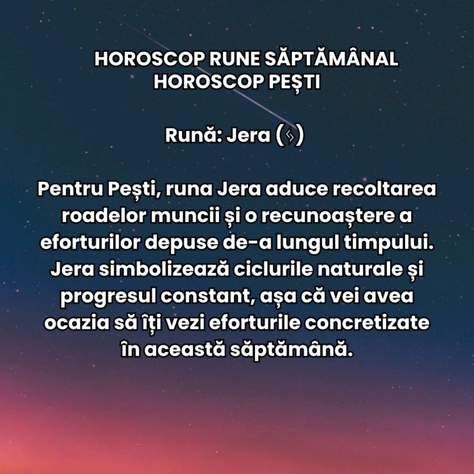 Horoscop Rune săptămâna 4 - 10 noiembrie 2024: Ce aliați valoroși sunt dezvăluiți acum?