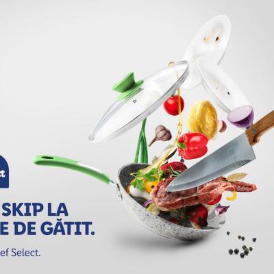 Lidl România lansează campania Dă skip la ore de gătit, dedicată gamei de produse tip convenience, Chef Select