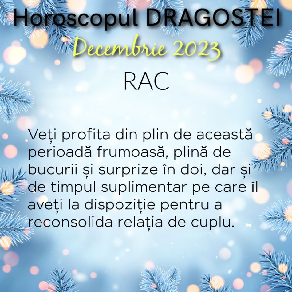 Horoscopul Dragostei Decembrie 2023: o lună MAGICĂ pentru iubire și împlinirea dorințelor