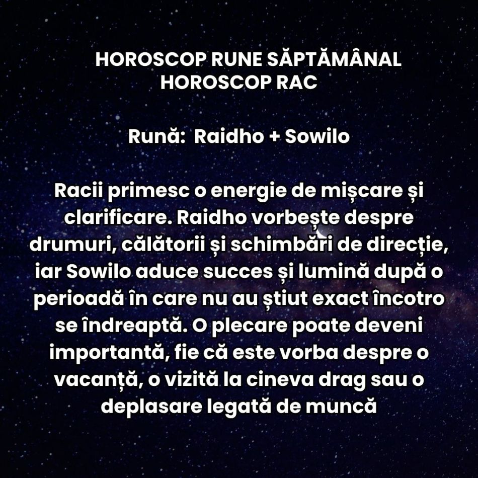 Horoscop Rune săptămâna 7-13 septembrie: Planurile și persoanele din trecut se pot întoarce. Uranus retrograd distruge iluzii