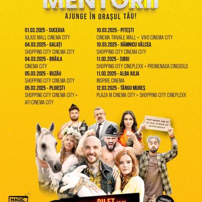 Caravana MENTORII continuă și ajunge în încă zece orașe din România