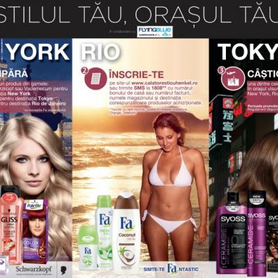 Rio de Janeiro, Tokyo sau New York? Henkel Beauty Care te trimite in vacanta la care ai visat 