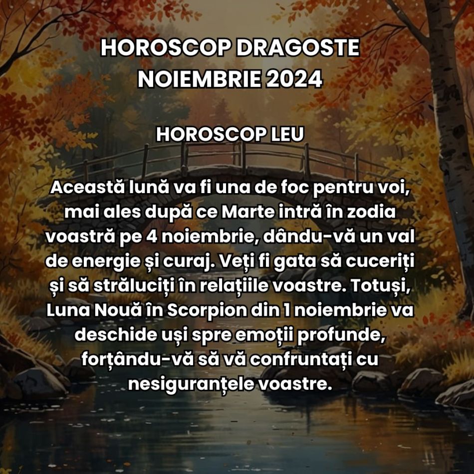 Horoscop dragoste noiembrie 2024: Realinierea karmică ne aduce o perioadă romantică de-o intensitate aproape electrică