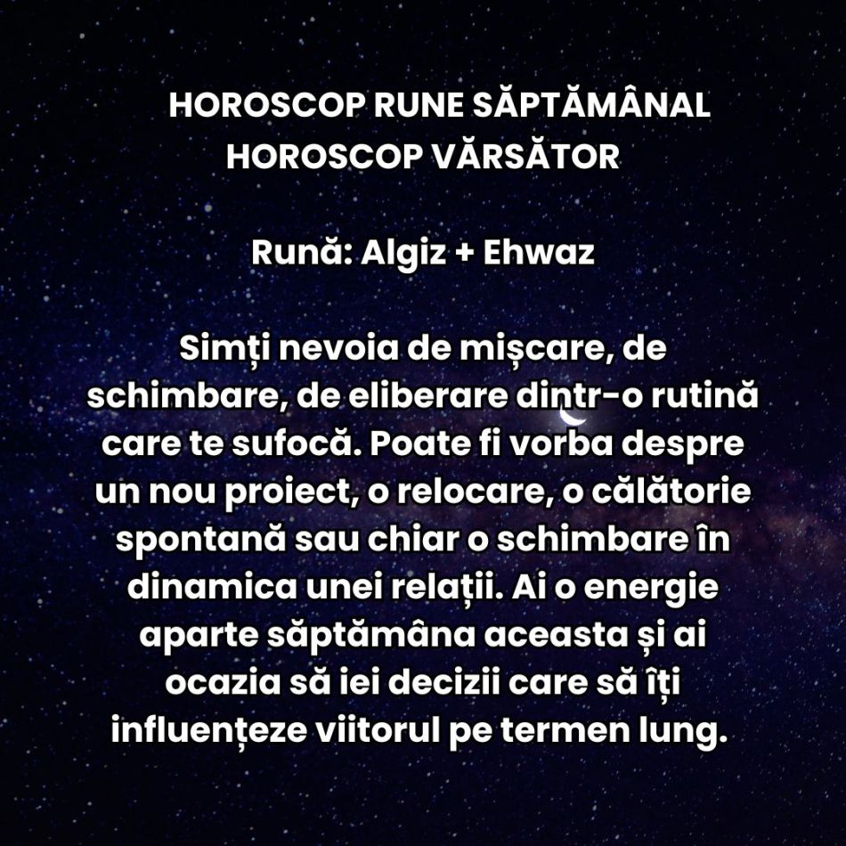 Horoscop Rune săptămâna 28 aprilie-4 mai 2025: Între stabilitate și risc, avem curajul să alegem ce e mai bun pentru noi?
