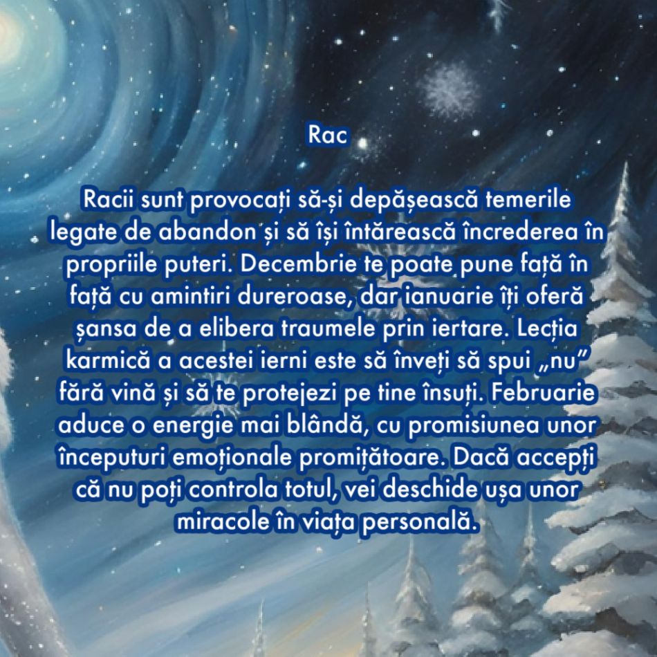 Horoscopul iernii 2024-2025: Lecțiile grele care pregătesc miracole. Revelații karmice pentru fiecare zodie în parte