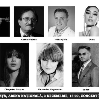 Artiști cunoscuți ai României cântă pe Arena Națională în memoria celor peste 56.000 de vieți răpuse de virusul Covid-19.