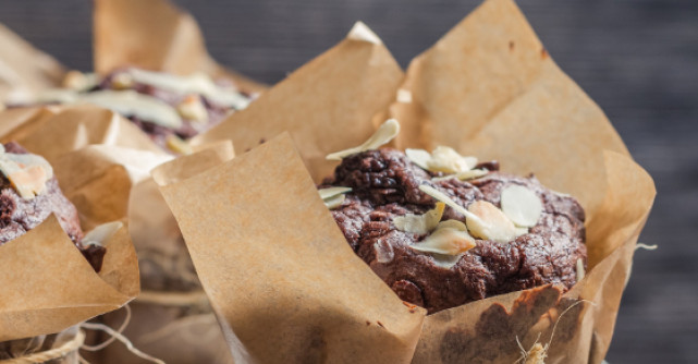 Briose de ciocolata cu banane