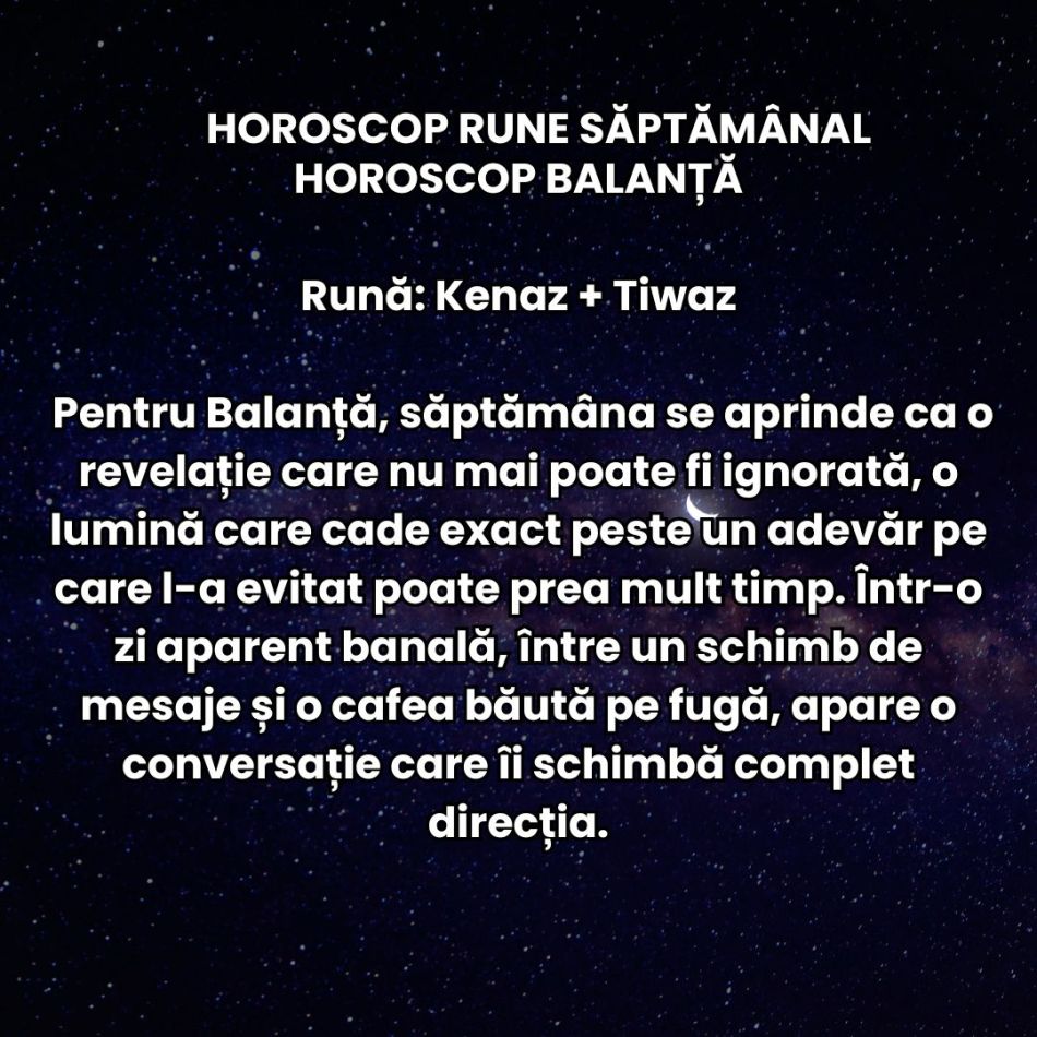 Horoscop Rune săptămâna 13-19 aprilie 2026: Nu mai putem sta pe loc! Ieșim din rutină și vrem să ne trăim viața