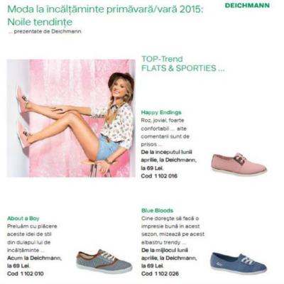 Moda la incaltaminte primavara/vara 2015