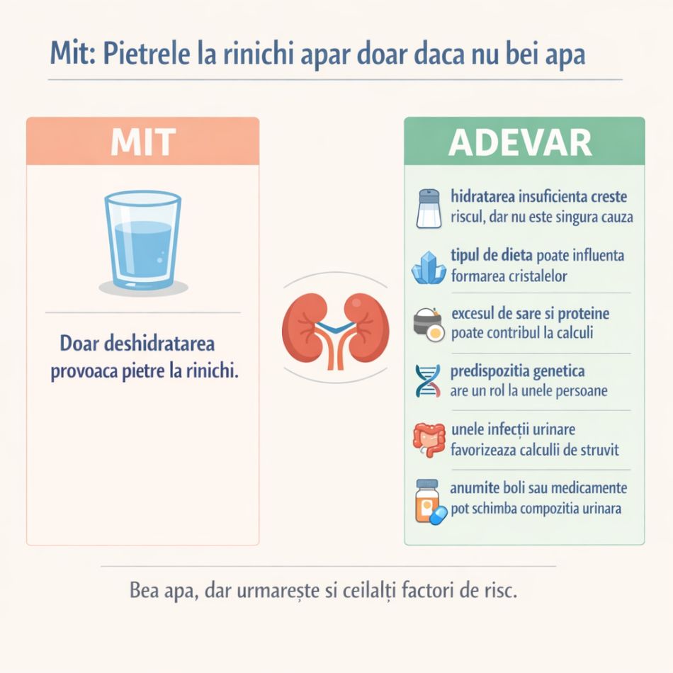 Pietre la rinichi: adevăruri medicale, mituri populare și pași practici pentru tratarea și prevenția reapariției