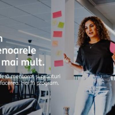 Femeile antreprenor pot câștiga sesiuni de mentorat, coaching și granturi  de 10.000 euro în cadrul programului She's Next