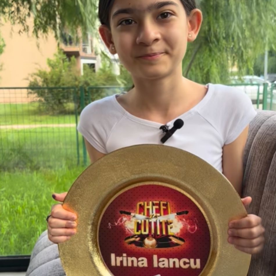 Cine este Irina Maria Iancu, fetița de 11 ani care a câștigat Chefi la cuțite–Viitorul are gust. Povestea micuței concurente