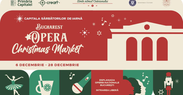 Bucharest Opera Christmas Market se deschide de Moș Nicolae