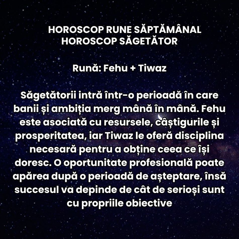Horoscop Rune săptămâna 7-13 septembrie: Planurile și persoanele din trecut se pot întoarce. Uranus retrograd distruge iluzii