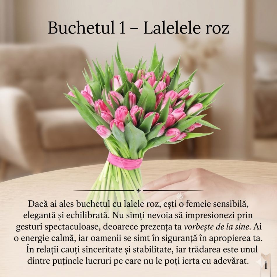 Test rapid: Alege un buchet și află ce fel de femeie ești de fapt!