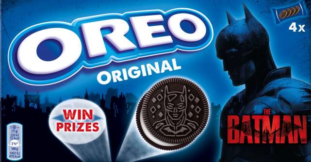 OREO anunță colaborarea cu filmul Batman spre entuziasmul fanilor supereroului, dar și ai celebrului biscuit 