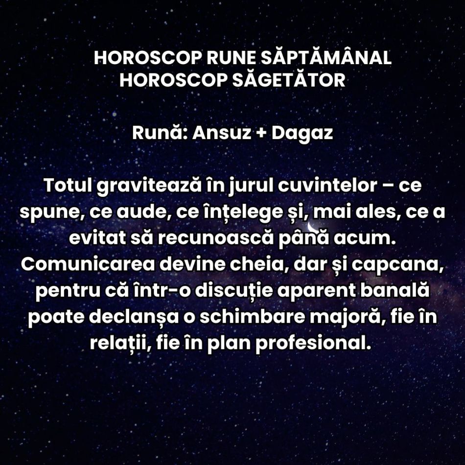 Horoscop Rune săptămâna 13-19 aprilie 2026: Nu mai putem sta pe loc! Ieșim din rutină și vrem să ne trăim viața